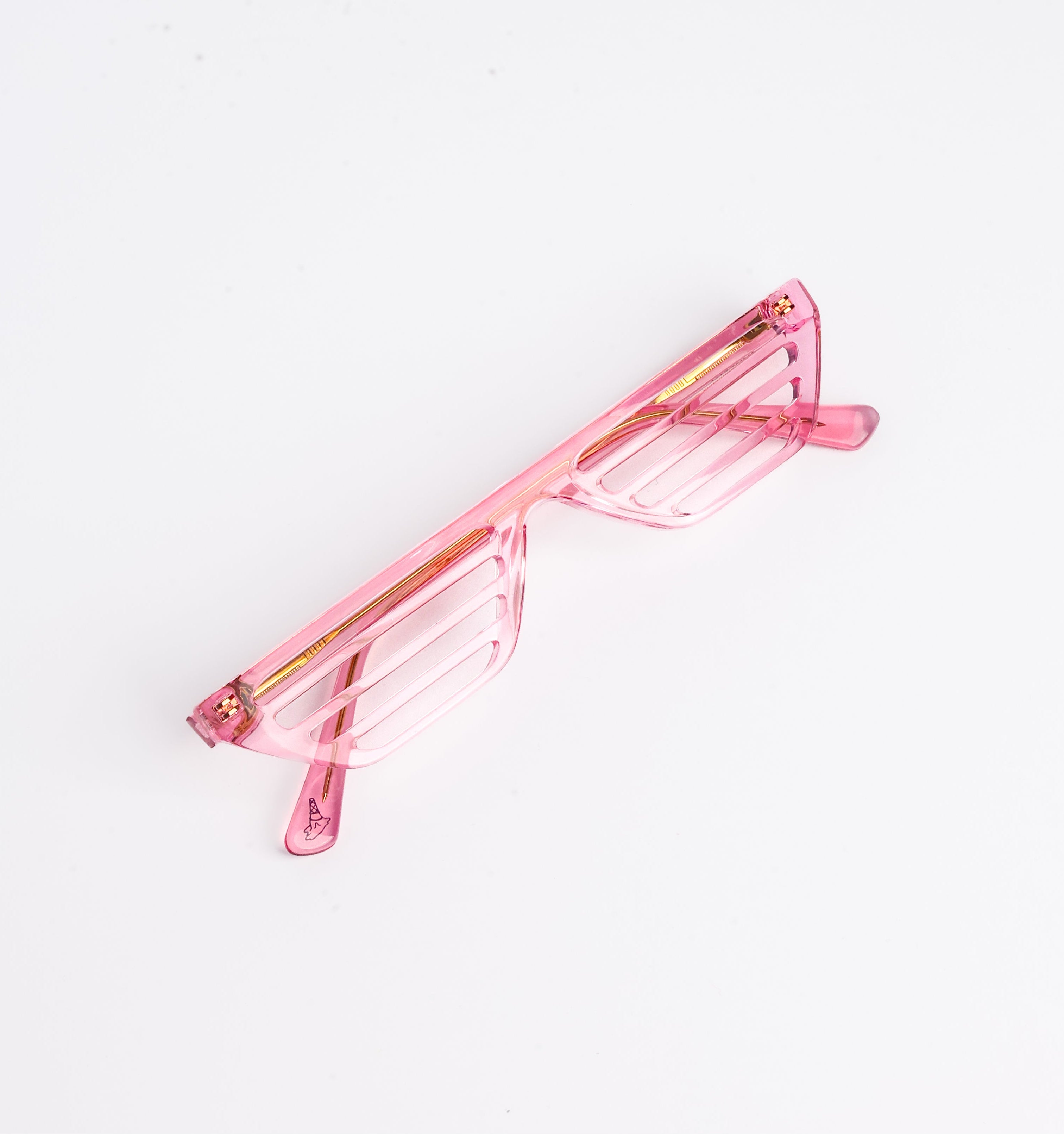 Vanella Shutter Shades 2.0 | Pink Lemonade Lucite Cat-Eye Statement Sunglasses